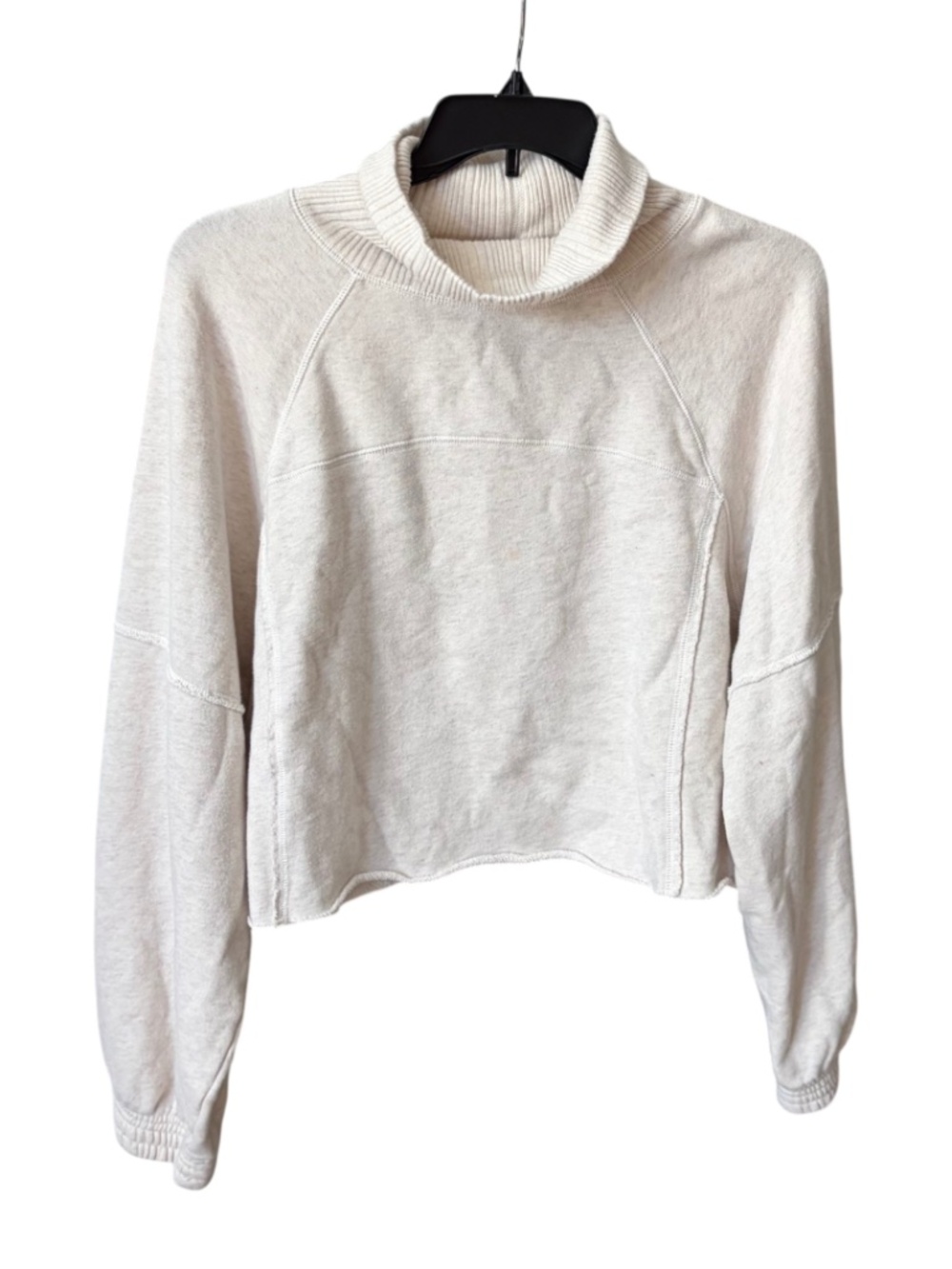 Aerie New Heights Cropped Turtleneck Sweatshirt